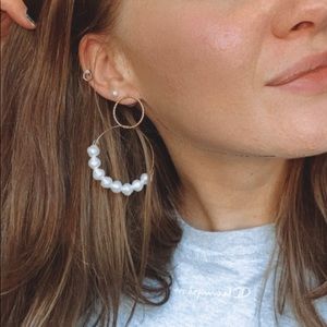 Embellished Hoop Earrings